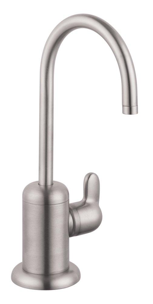 Hansgrohe Steel Optik Single Handle Lever Handle Water Filter Faucet 