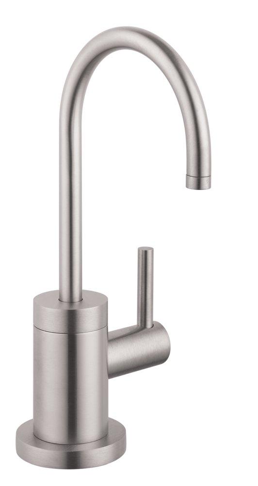 Hansgrohe Steel Optik Single Handle Lever Handle Water Filter Faucet 