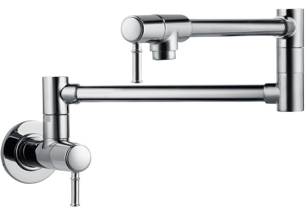 Hansgrohe Polished Chrome Single Handle Lever Handle Pot Filler 