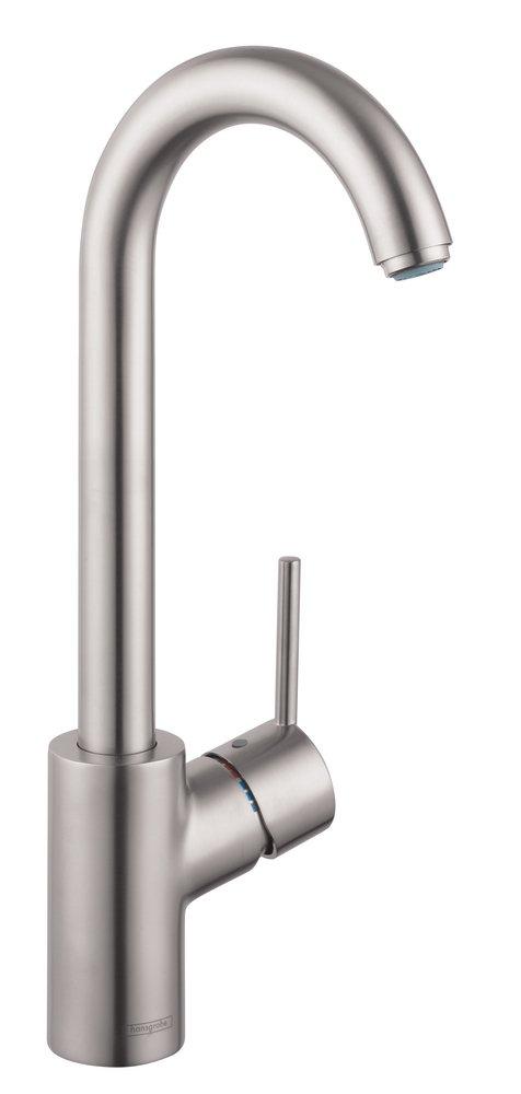 Hansgrohe Steel Optik Single Lever Handle Bar Faucet 
