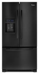 35-5/8 in. 19 cu. ft. Bottom Mount Freezer,French Door and Full Refrigerator in Black