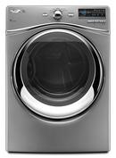 27 in. 7.4 cf 208/240V 8-Cycle Electric Steam Dryer in Lunar Silver