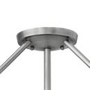 Hinkley Antique Nickel 12-3/10 in. 4-Light Semi-Flushmount Ceiling Light 