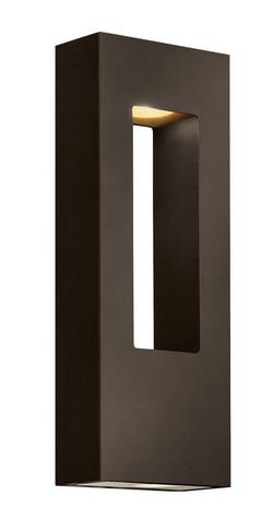6 in. 35W 2-Light Wall Lantern in Bronze