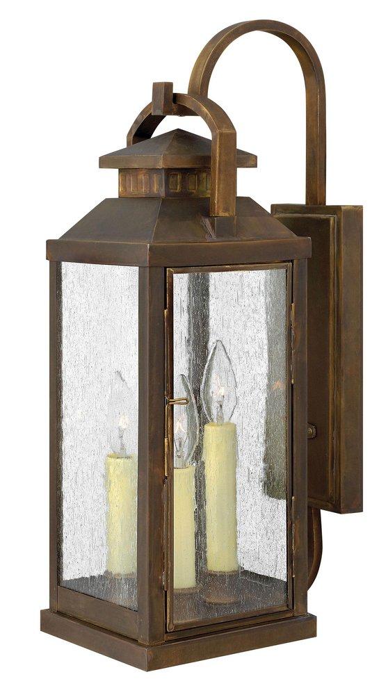 Hinkley Sienna 7 in. 60W 3-Light Candelabra E-12 Wall Lantern 