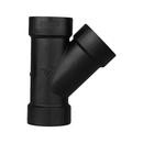 Black ABS DWV Wye 