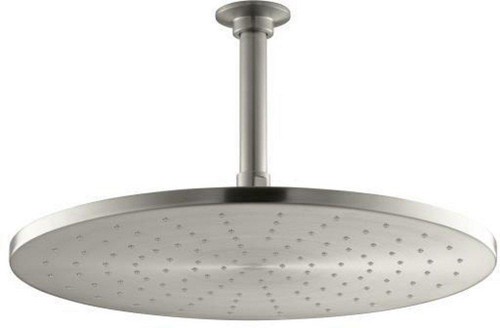 KOHLER Vibrant&reg; Brushed Nickel Single Function Rain Showerhead 