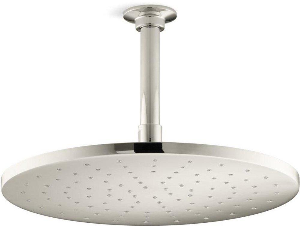 KOHLER Vibrant&reg; Polished Nickel Single Rain Showerhead 