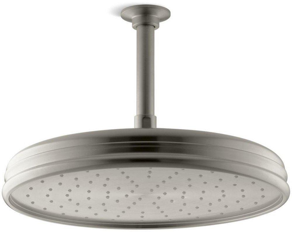 KOHLER Vibrant&reg; Brushed Nickel Single Function Rain Showerhead 