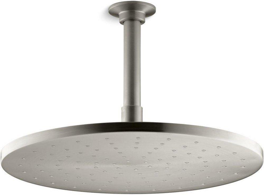KOHLER Vibrant&reg; Brushed Nickel Single Rain Showerhead 