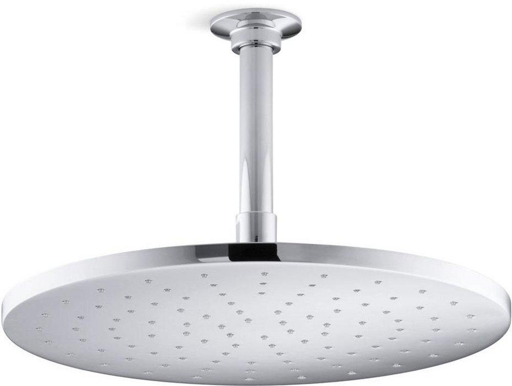 KOHLER Polished Chrome Single Rain Showerhead 