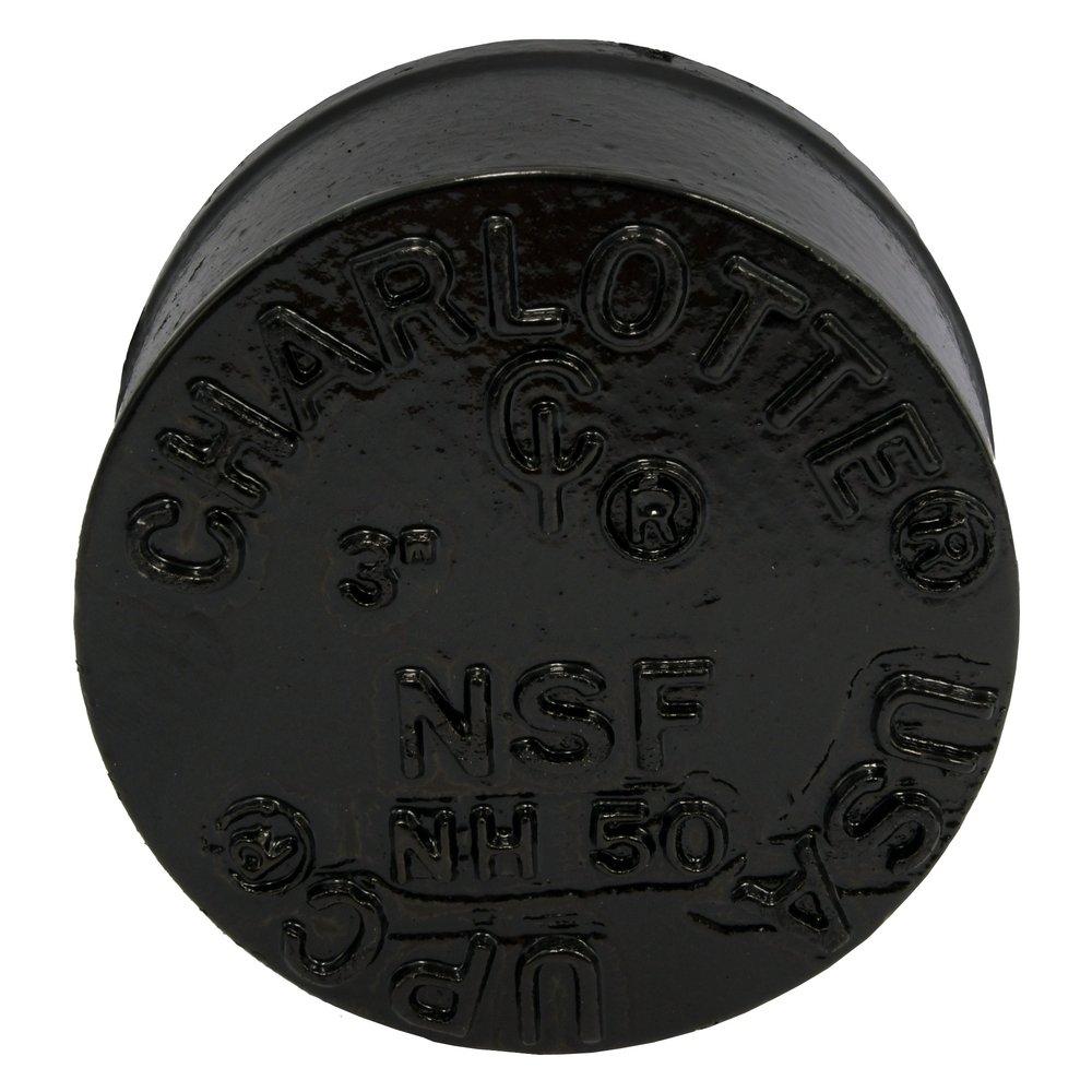 Black Spigot Cast Iron Blind Plug 