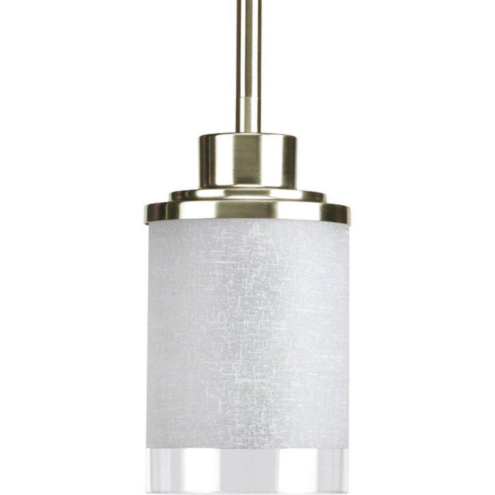 Progress Lighting Brushed Nickel 1-Light Mini Pendant 
