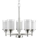 Progress Lighting Brushed Nickel 100W 9-Light Medium E-26 Base Incandescent Chandelier 