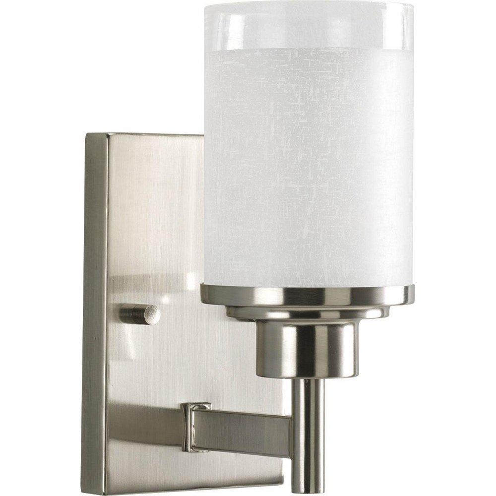 Progress Lighting Brushed Nickel 1-Light Medium E-26 Base Bathroom Light 