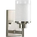 Progress Lighting Brushed Nickel 1-Light Medium E-26 Base Bathroom Light 