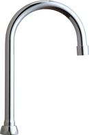 Chicago Faucets Polished Chrome B-Type End Gooseneck Spout 