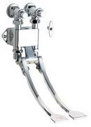 Chicago Faucets Polished Chrome Pedal Box, 2-1/2 in with Extended Pedals 