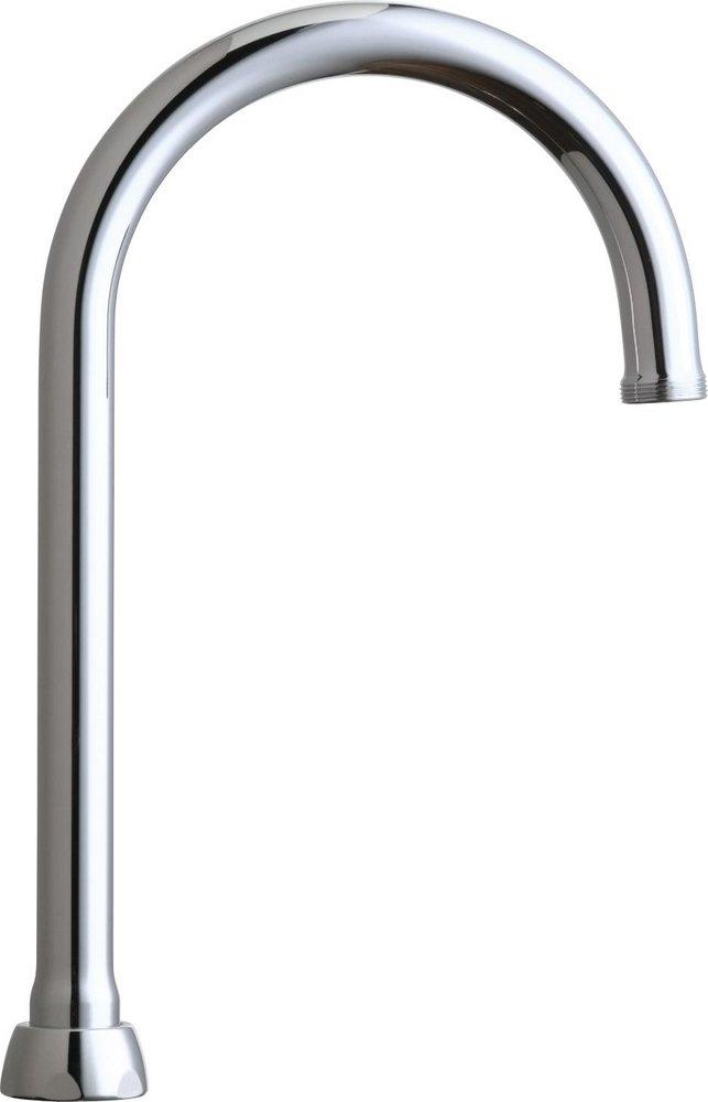 Chicago Faucets Polished Chrome 5-1/4 in. High-Arch Gooseneck Swing Spout 