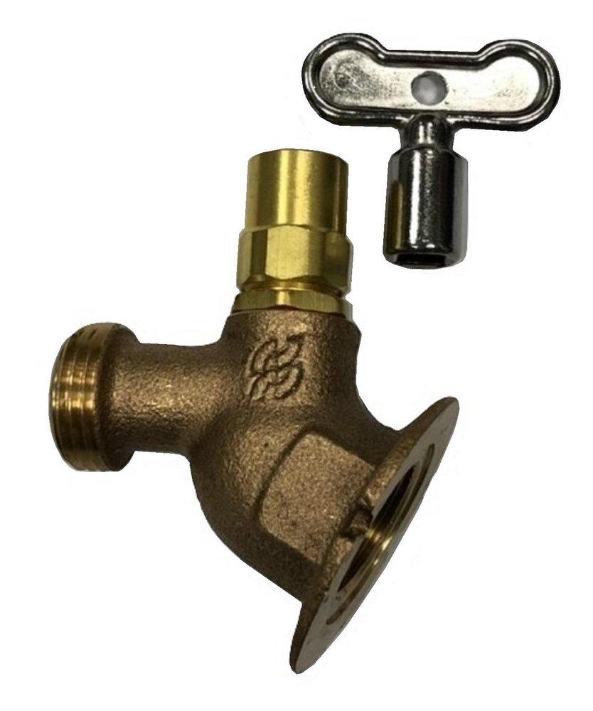 PROFLO&reg; Angle Bronze FIP x Hose Sillcock 