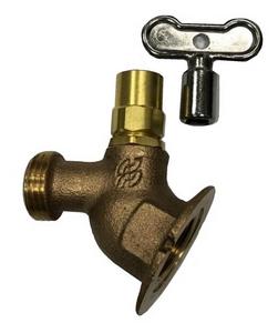 Angle Bronze 3/4 in. FIP x Hose Sillcock
