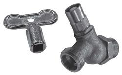 1/2 in x 3/4 in. Bronze MIP x Hose No Kink Loose Key Hose Bibb