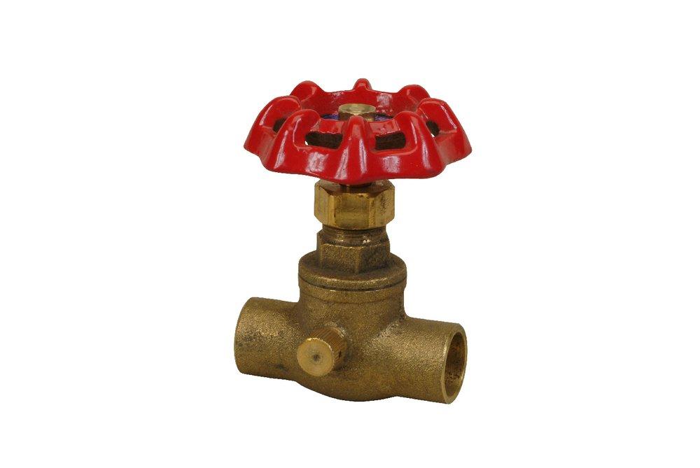 PROFLO&reg; Brass Sweat Stop & Waste Valve 