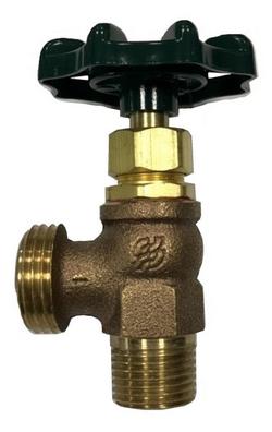 1/2 in. MPT x GHT Boiler Drain Valve