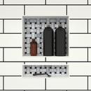 Tile Redi USA Black 16 x 4 in. Standard Double Recessed Shelf 