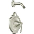 Single Lever Handle Shower Trim in Brushed Nickel (Less Showerhead)
