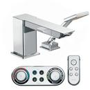 Roman Tub Trim Only with Single-Handle and Hand Shower in Polished Chrome