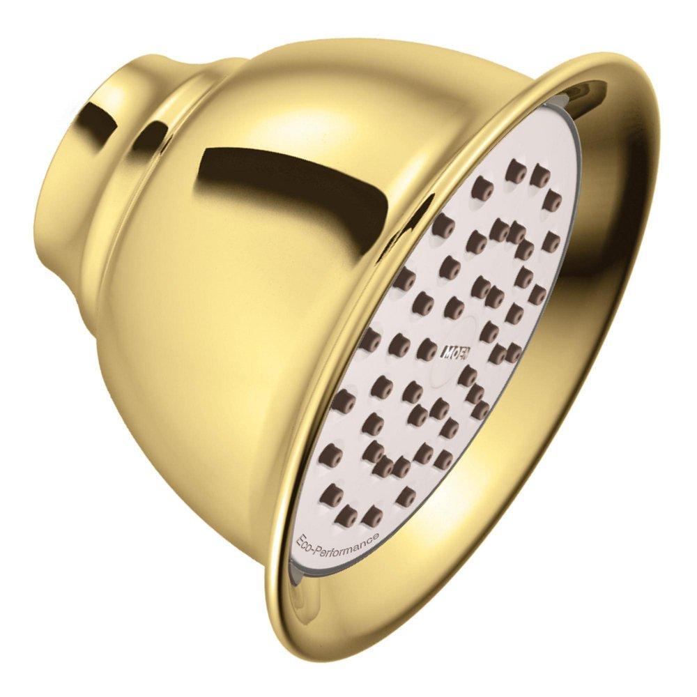 Moen Polished Brass Single Function Full Showerhead 