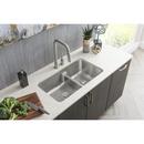 Elkay Lustrous Satin 32-1/16 x 18-1/2 in. No Hole Stainless Steel Double Bowl Undermount Kitchen Sink 