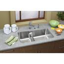 Elkay Lustrous Satin 32-1/16 x 18-1/2 in. No Hole Stainless Steel Double Bowl Undermount Kitchen Sink 