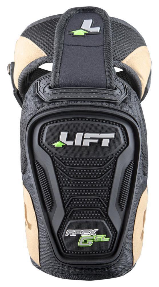 Fairway Black/Tan Gel Knee Pad 