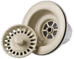 3-1/2 in. Sink Basket Strainer in Matte Black