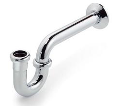 1-1/4 in. Brass P-Trap in Chrome