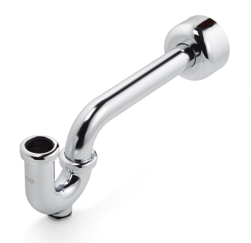 McGuire Manufacturing Chrome Adjustable P-Trap with Clean-Out Plug 