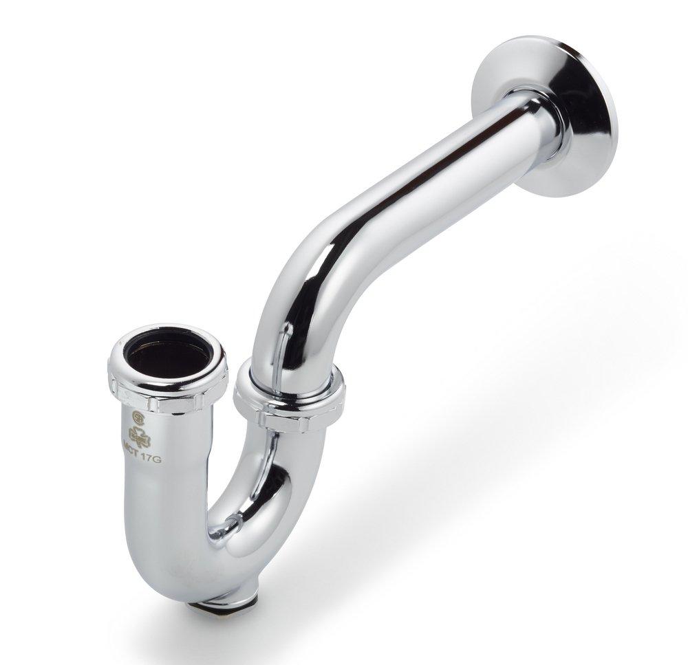McGuire Manufacturing Chrome Plated Brass P-Trap 