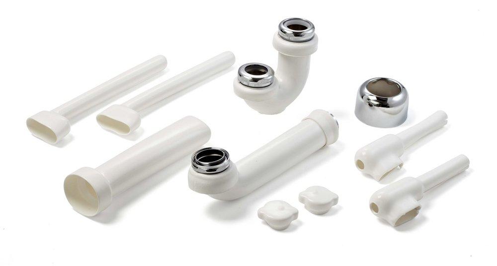 McGuire Manufacturing Chrome Plated Cast Brass P-Trap 