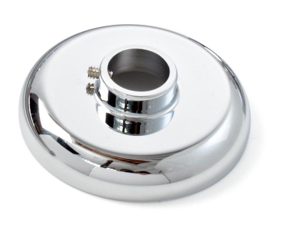 McGuire Manufacturing Chrome 5/8 in. Cast Brass Shallow Box Escutcheon 