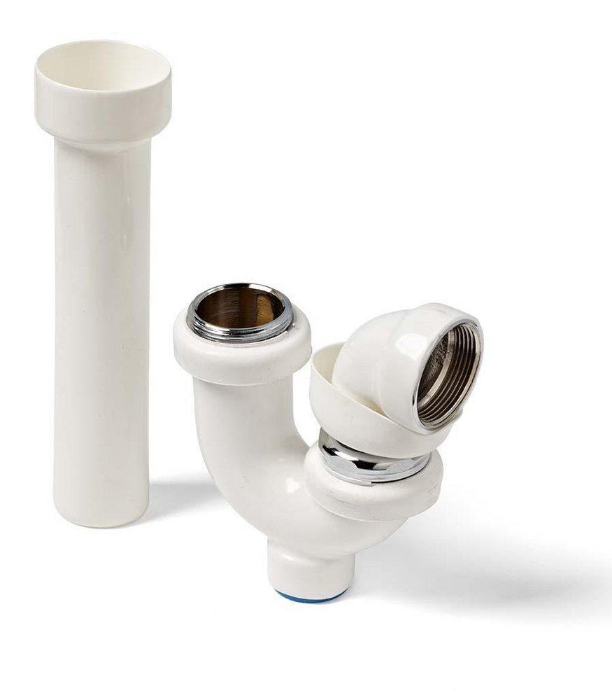 McGuire Manufacturing Chrome Plated PROWRAP VANDAL 1-1/4 X 1-1/2 J BEND 