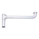 Chrome Plated 1-1/2 X 21 20 Gauge SJ End Outlet Waste Chrome 