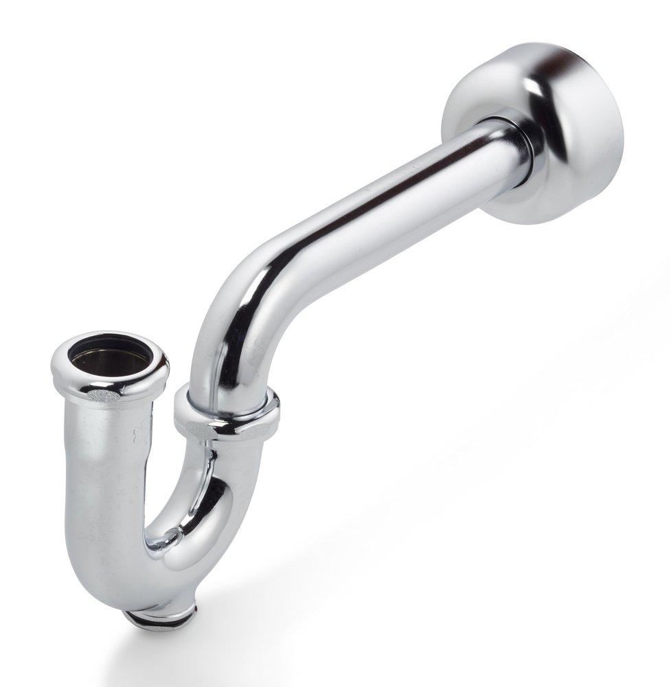 McGuire Manufacturing Chrome Plated 1-1/4 TBLR P Trap W/CO PLUG Brass NUT 