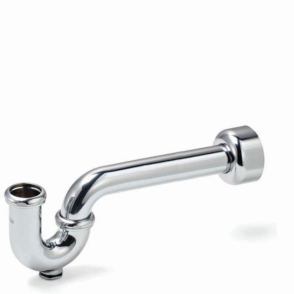 McGuire Manufacturing Chrome Plated Cast Brass Adjustable Trap with Clean-Out Plug 