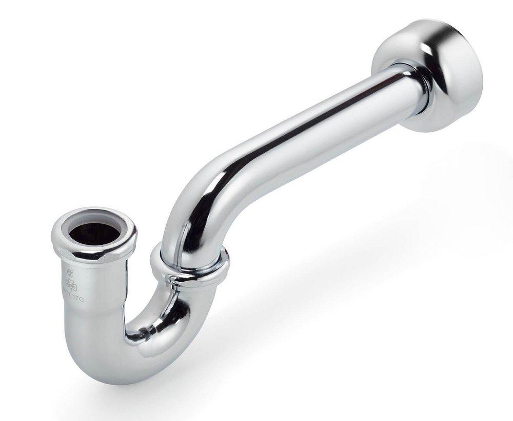 McGuire Manufacturing Chrome 1-1/2 X 1-1/4 X 1-1/2 P Trap TBLR Less CO 