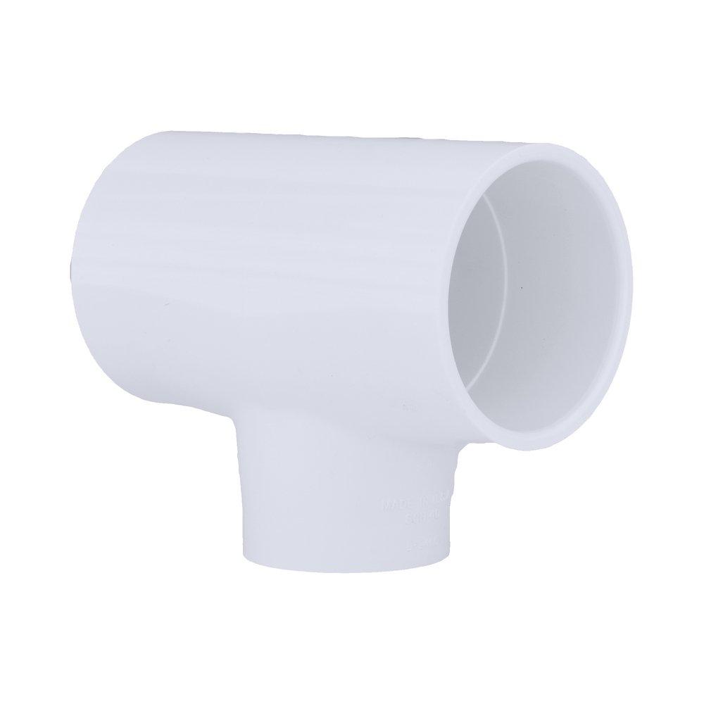 White PVC Schedule 40 Tee 