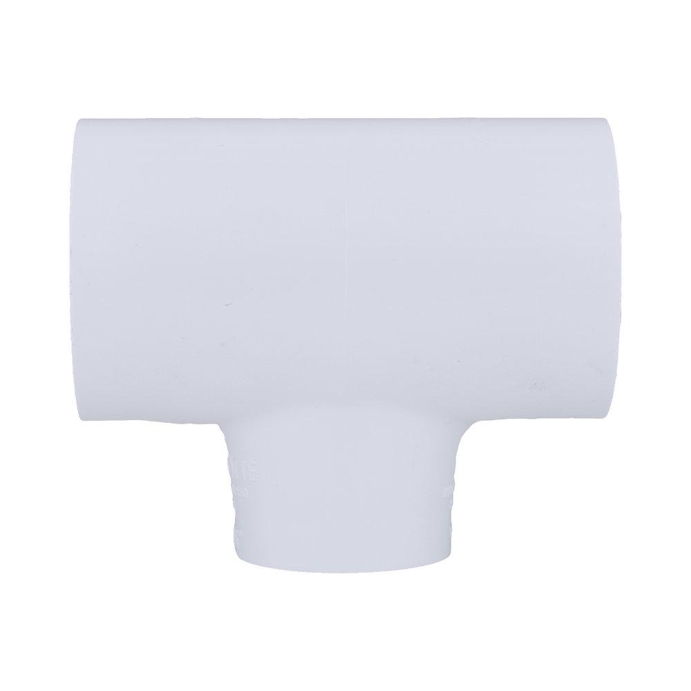 White PVC Schedule 40 Tee 