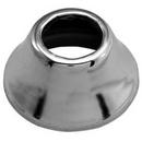 1-1/2 in. Wrought Brass Bell Escutcheon in Chrome