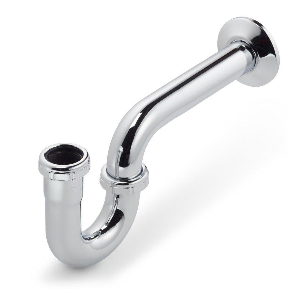McGuire Manufacturing Chrome Plated Brass P-Trap 